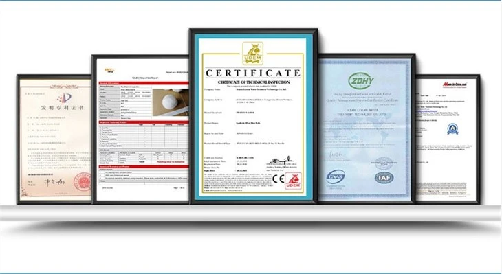 700g Vacuum Package Fiber Ball Filter Material