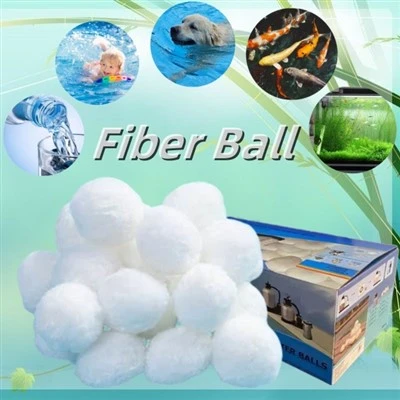 Akvarium tanki suzish havzasi kanalizatsiya tozalash uchun 3 mikron energiya tejovchi nasoslar filtri Polyester tolali to'p