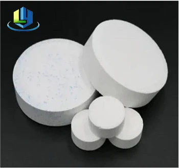 Yaxshi narx Suvni zararsizlantirish uchun tozalash kimyoviy moddalari Xlor 60% SDIC Tablet