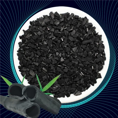 Chiqindilarni tozalash va chiqindi gazlarni tozalash uchun Xitoyda ishlab chiqarilgan yuqori sifatli sanoat darajasidagi bambuk faollashtirilgan uglerod