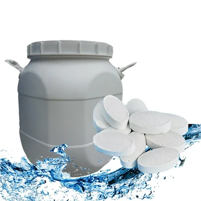 45kg Plastik tamburli oqartiruvchi suv bilan ishlov berish kaltsiy hipoklorit granulali suvni tozalash uchun
