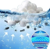 Balls Filtr Media Hovuz Filtr Ball Backwash 700g 100% Polyester Filter Balls Fiber