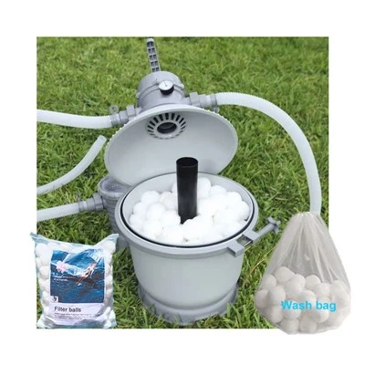Poo Filtr Media 100% Polyester Fiber Ball Qum Filtr 700g Filtr Ball Fit Hovuzni tozalash moslamasi